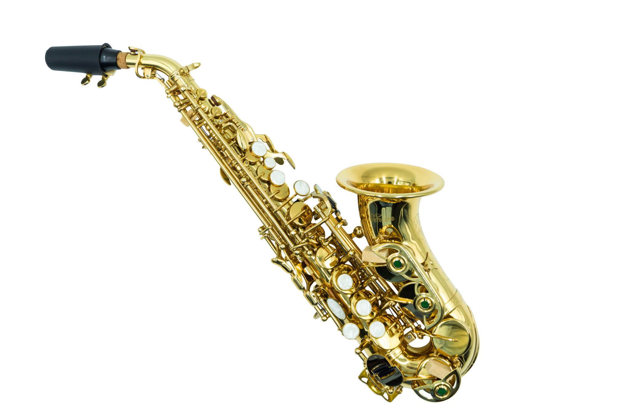 Saxofón Versalles Soprano Curvo Cx w007 Alamo Musical