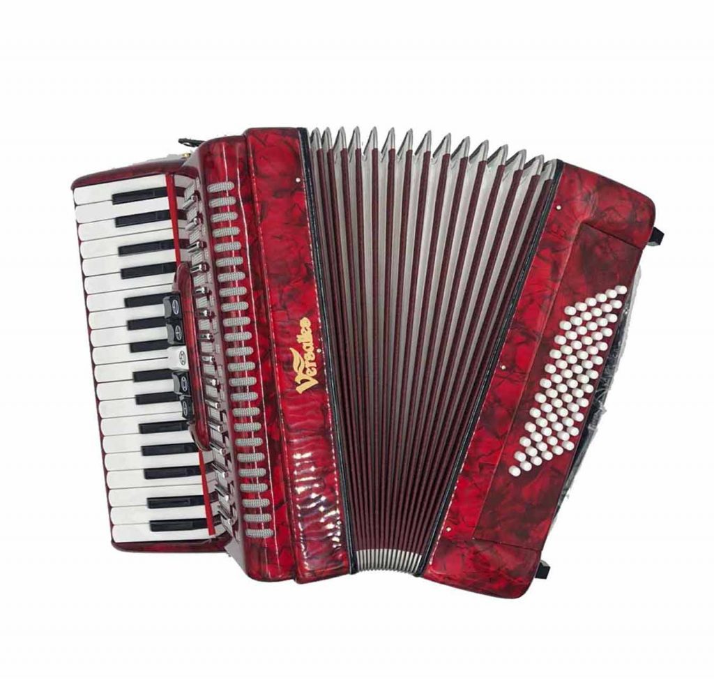 Acordeon Versalles 34 Teclas 5 Registro Rojo CXA004RD Alamo Musical