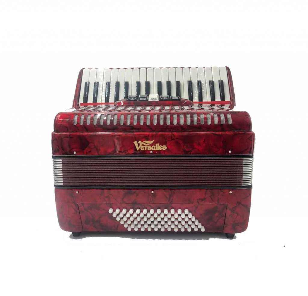 Acordeon Versalles 34 Teclas 5 Registro Rojo CXA004RD Alamo Musical