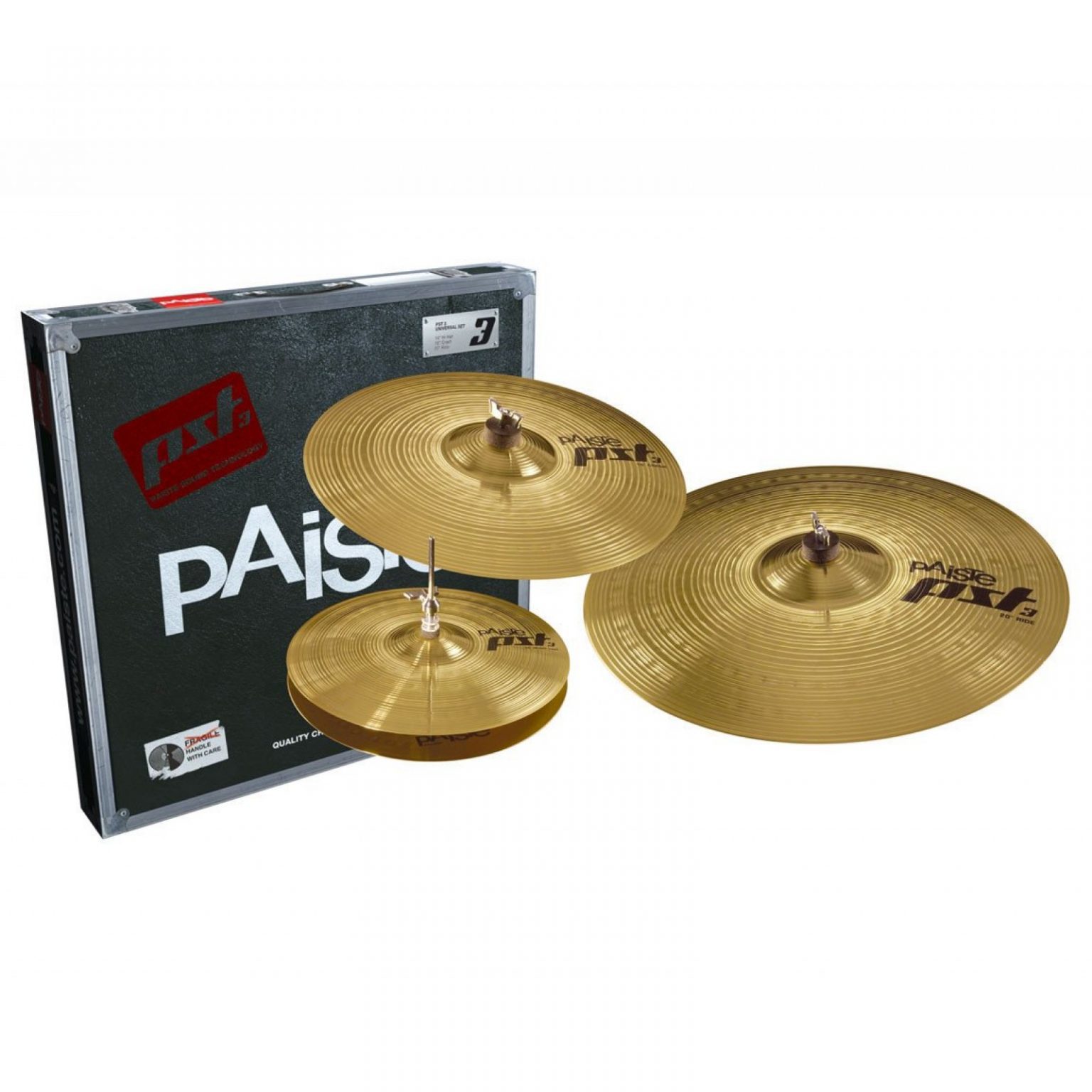 Cymbale Ride Paiste PST 3 - Diamètre 20 Pouces (50.8 Cm), Son Brillant Et Puissant