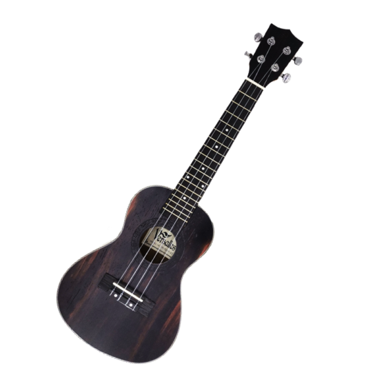 Ukulele Versalles Concert 23 Black Wood CX-S297-23