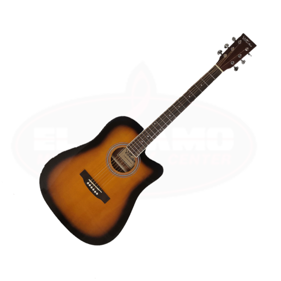 Guitarra Versalles CX-S034 HCEQ Electro Sombreada