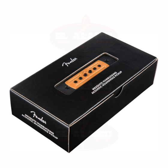 Pastilla Fender Mesquite Acoustic Pickup Hb 0992276000