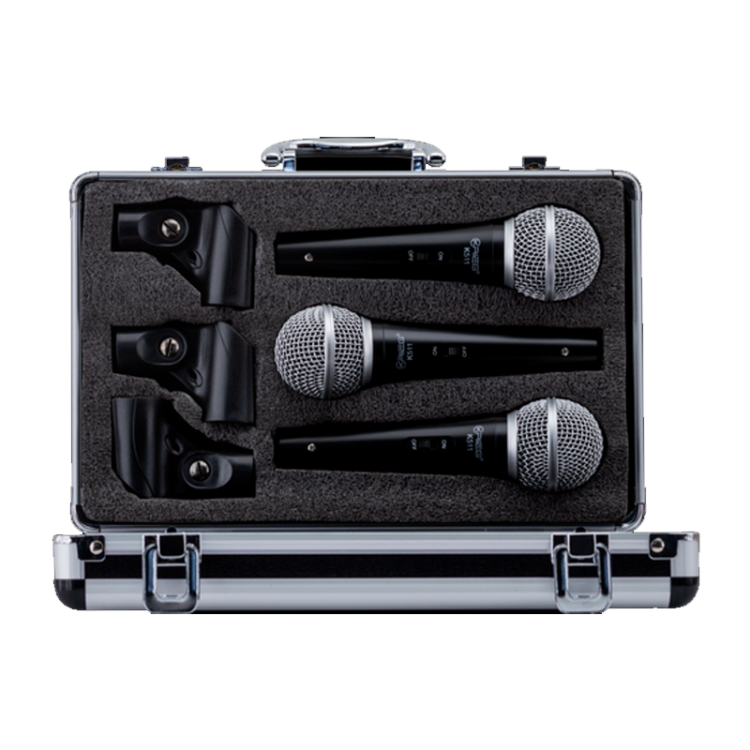 Set de 3 micrófonos Krieg K-511 Pack