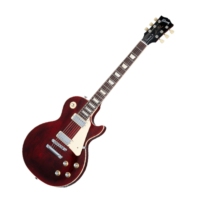 Guitarra Eléctrica Les Paul STD 70s Delux Plain Top Wine