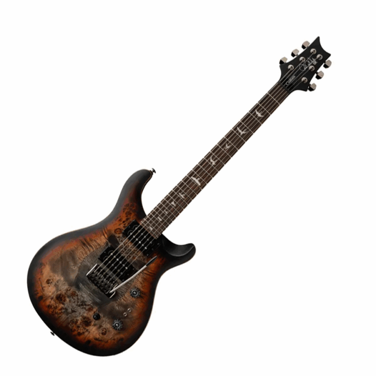 Guitarra Eléctrica PRS SE Exotic Custom 24-08 Poplar Burl Charcoal Cherry 114981:CJ