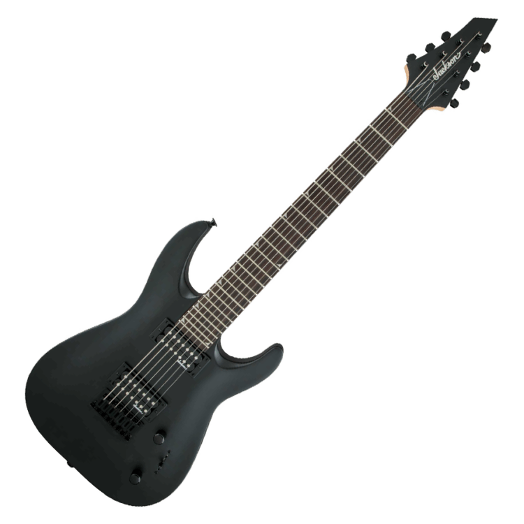 Guitarra Eléctrica Jackson JS22-7 DKA AH FB-HT STN BLK 2910132568