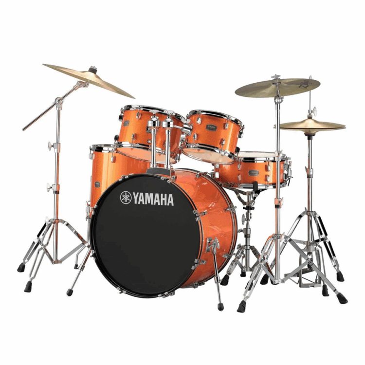 Batería Rydeen Yamaha Orange Con Herrajes y PLatillos 14/16/20  CZ-3 WUHAN RDP2F5ORGSH