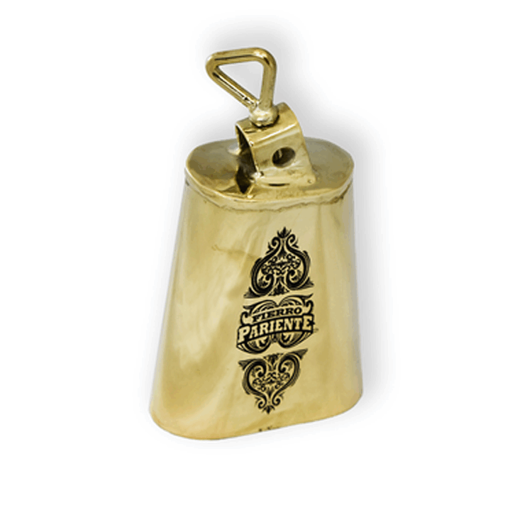 Cencerro Power Beat Fierro Pariente 15 cm Dorado