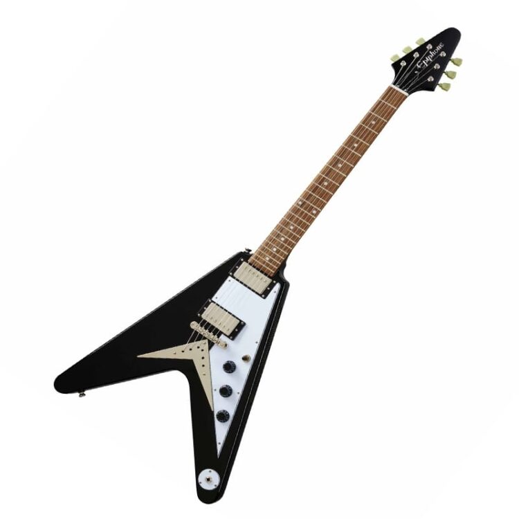 Guitarra Epiphone Flying V Black Ebony EIFVEBNH1