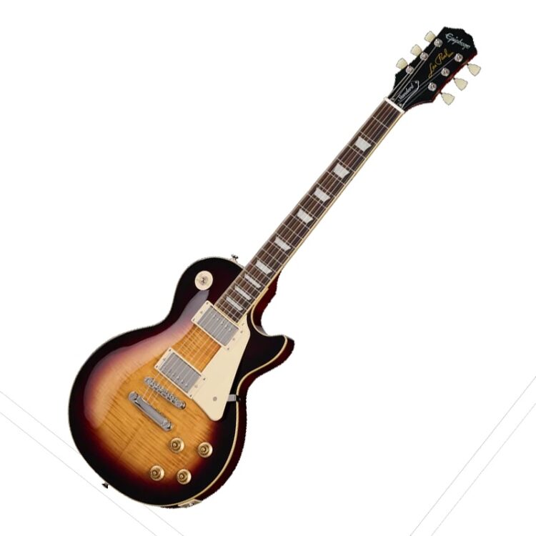 Guitarra Epiphone Les Paul Standar 50s Figured Bourbon Burst Sombreada EIGLP5BONH1