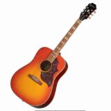 Guitarra Epiphone Hummingbird Studio Solid Top Faded Cherry Sunburst EEHBFCHNH1