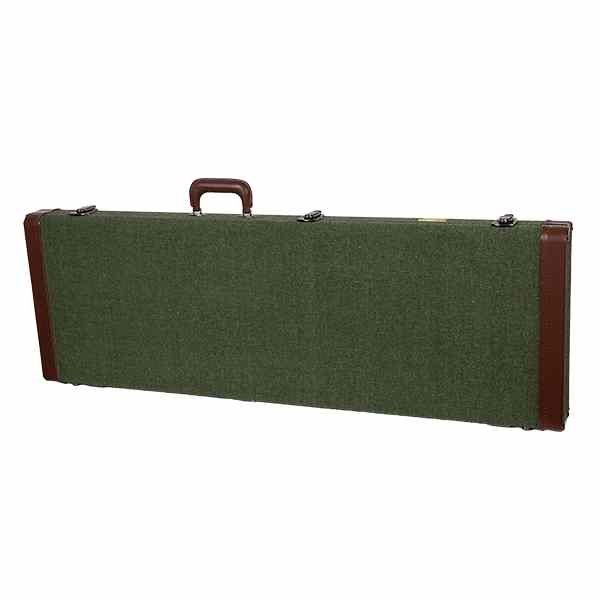 Estuche Guitarra Eléctrica Crossrock CRW760BGN Green Chevron